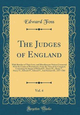 Book cover for The Judges of England, Vol. 4