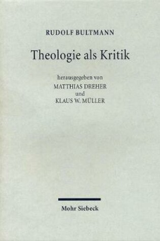 Cover of Theologie als Kritik