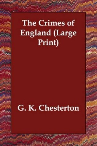 Cover of The Crimes of England