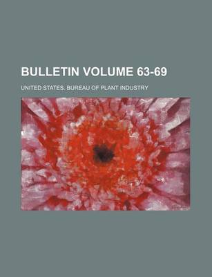 Book cover for Bulletin Volume 63-69