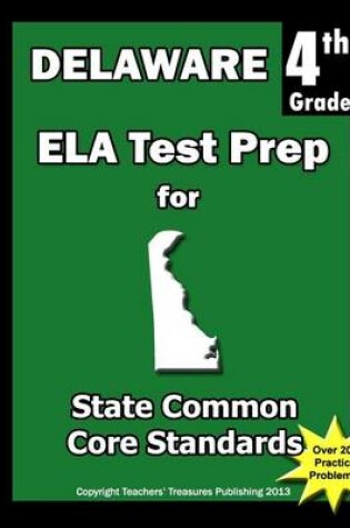 Cover of Delaware 4th Grade ELA Test Prep