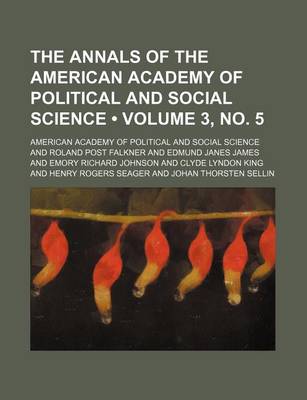 Cover of The Annals of the American Academy of Political and Social Science