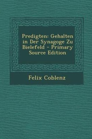 Cover of Predigten