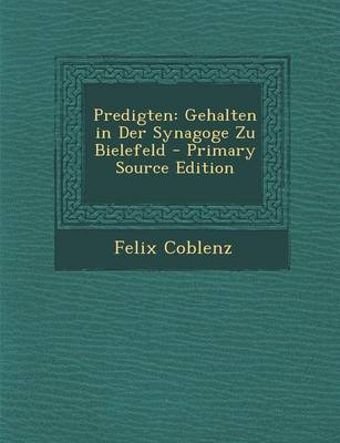 Book cover for Predigten