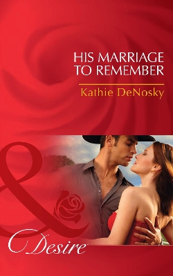 Book cover for His Marriage To Remember