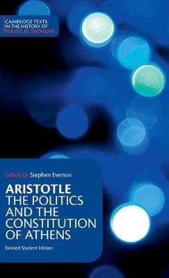Book cover for Aristotle: The Politics and the Constitution of Athens
