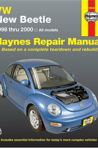 Cover of Vw New Beetle Automotive Repair Manual:1998 to 2000
