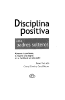 Book cover for Disciplina Positiva Para Padres Solteros