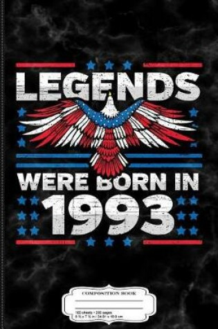 Cover of Legends Were Born in 1993 Patriotic Birthday