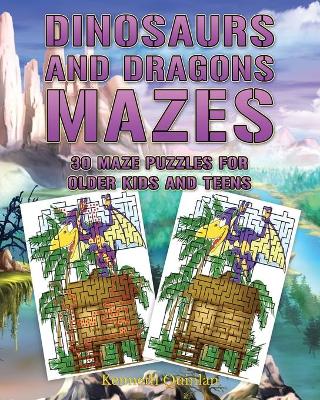 Book cover for Dinosaurs And Dragons Mazes