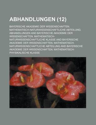 Book cover for Abhandlungen (12 )