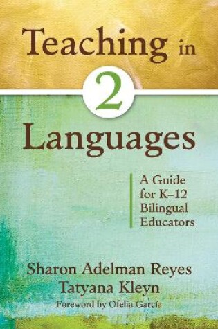 Cover of Teaching in Two Languages