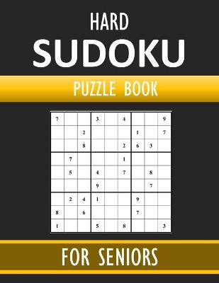 Book cover for Hard Sudoku puzzle books