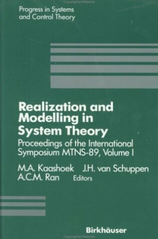 Cover of Realization and Modelling in System Theory