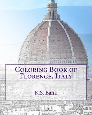 Book cover for Coloring Book of Florence, Italy