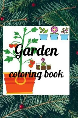 Cover of Garden coloring book