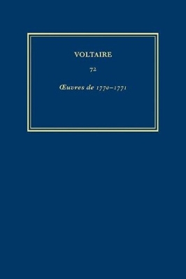 Book cover for Complete Works of Voltaire 72