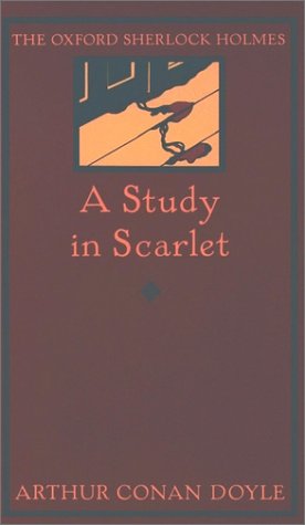 Book cover for A Study in Scarlet