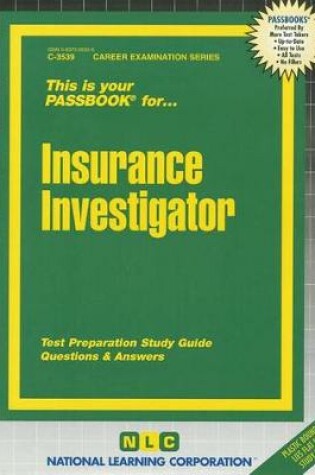 Cover of Insurance Investigator