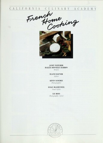 Book cover for French Home Cooking