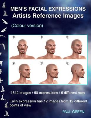 Book cover for Men's Facial Expressions - Artists Reference Images