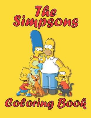 Book cover for The Simpsons Coloring Book