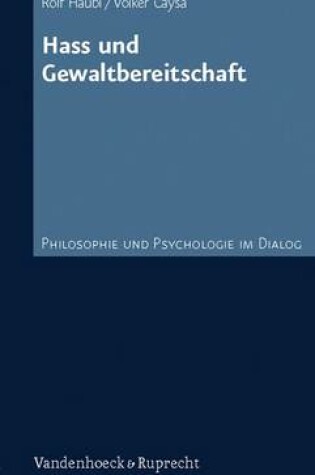 Cover of Philosophie und Psychologie im Dialog.