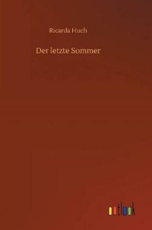 Cover of Der letzte Sommer