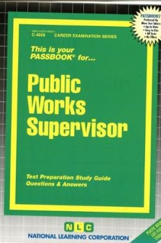 Cover of Public Works Supervisor