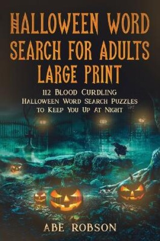 Cover of Halloween Word Search for Adults Large Print