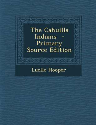 Cover of The Cahuilla Indians