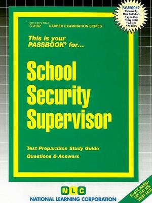 Book cover for School Security Supervisor