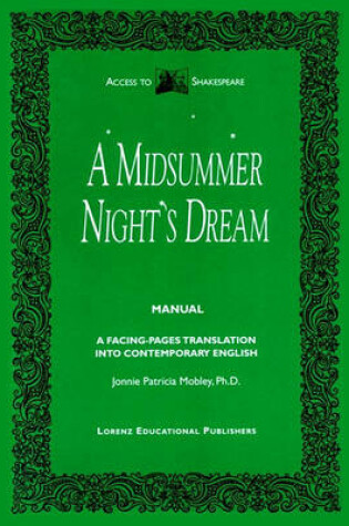 Cover of Midsummer Night's Dream Manual