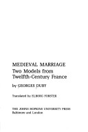 Cover of Mediaeval Marriage