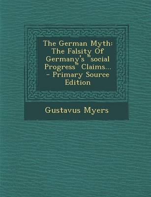 Book cover for The German Myth