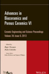 Book cover for Advances in Bioceramics and Porous Ceramics VI, Volume 34, Issue 6