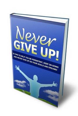 Book cover for Never Give Up