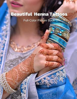 Book cover for Beautiful Henna Tattoos Full-Color Picture Book