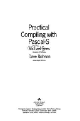 Cover of Practical Compiling with PASCAL-S