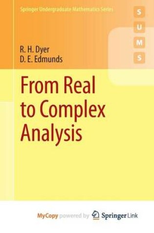 Cover of From Real to Complex Analysis