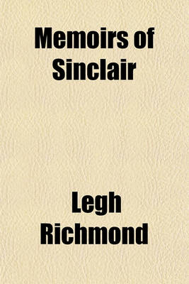 Book cover for Memoirs of Sinclair