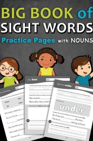 Cover of Big Book of Sight Words Practice Pages with Nouns