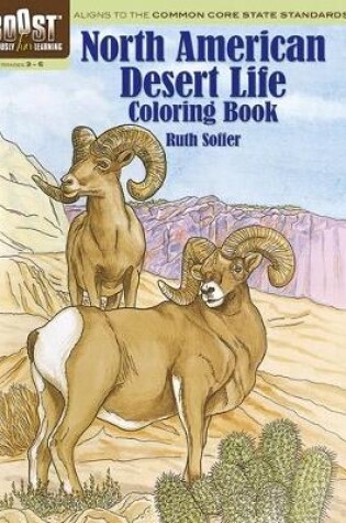 Cover of Boost North American Desert Life Coloring Book