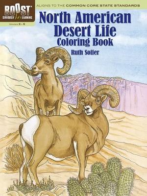 Cover of Boost North American Desert Life Coloring Book