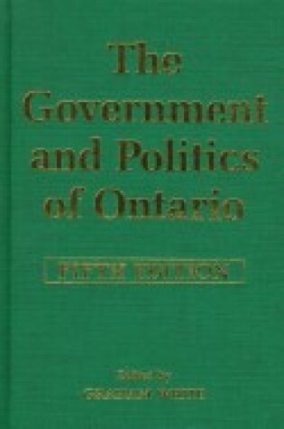 Cover of The Government and Politics of Ontario