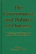 Cover of The Government and Politics of Ontario