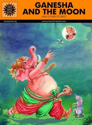 Book cover for Ganesha and the Moon