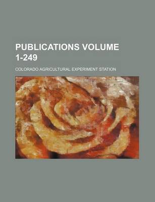 Book cover for Publications Volume 1-249