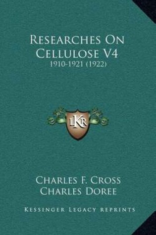 Cover of Researches on Cellulose V4