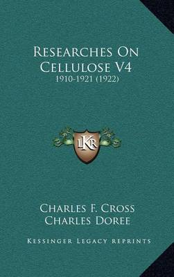 Book cover for Researches on Cellulose V4